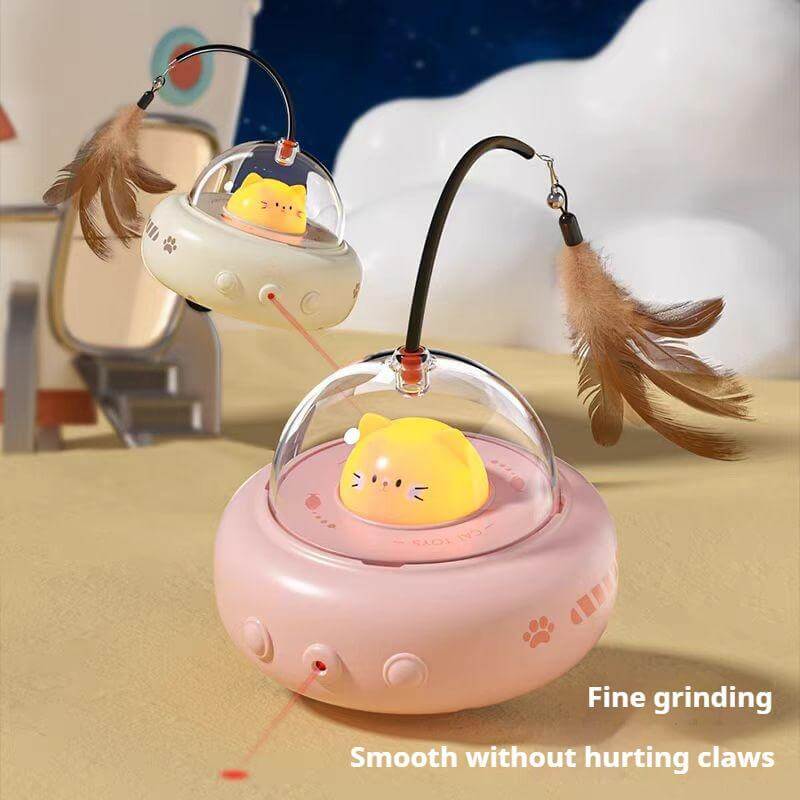 Smart Electric Cat Car With Automatic Laser Pointer - Cat Fun, Energy-Saving Product